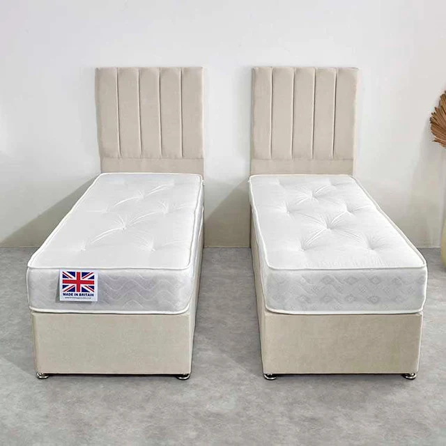 Attingham Zip and Link Coil Sprung Divan Bed Set
