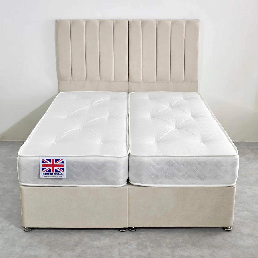 Attingham Zip and Link Coil Sprung Divan Bed Set