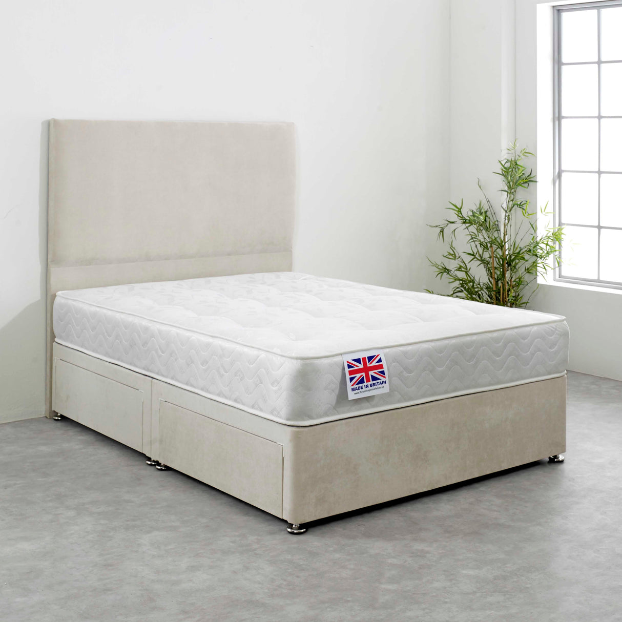 Attingham Open Coil Sprung Tufted Mattress