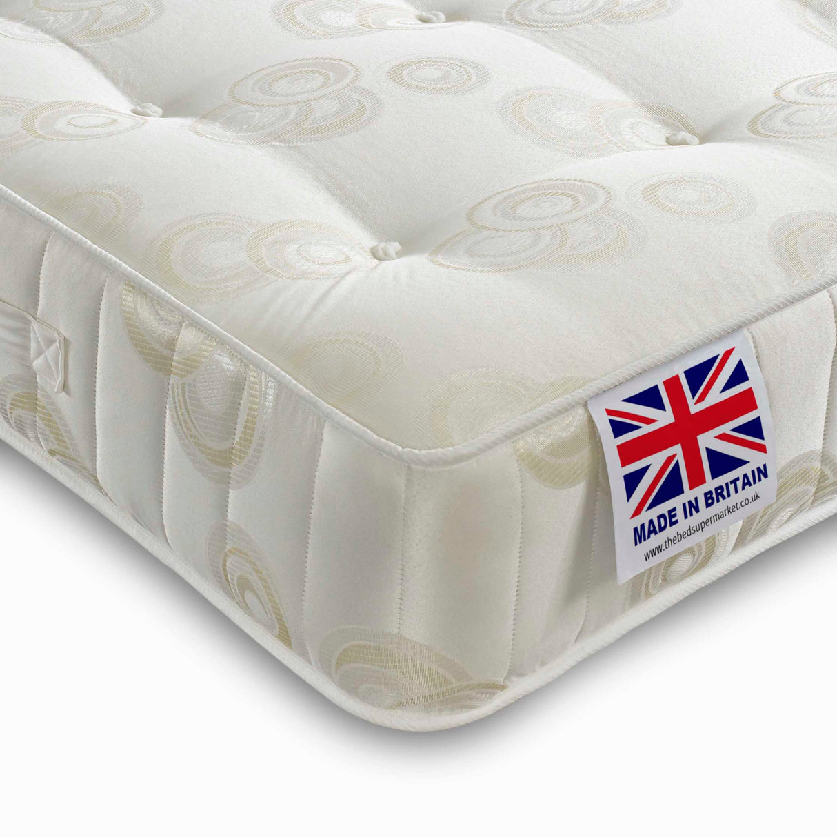 Banbury Zip and Link Cotton Damask Coil Sprung Mattress