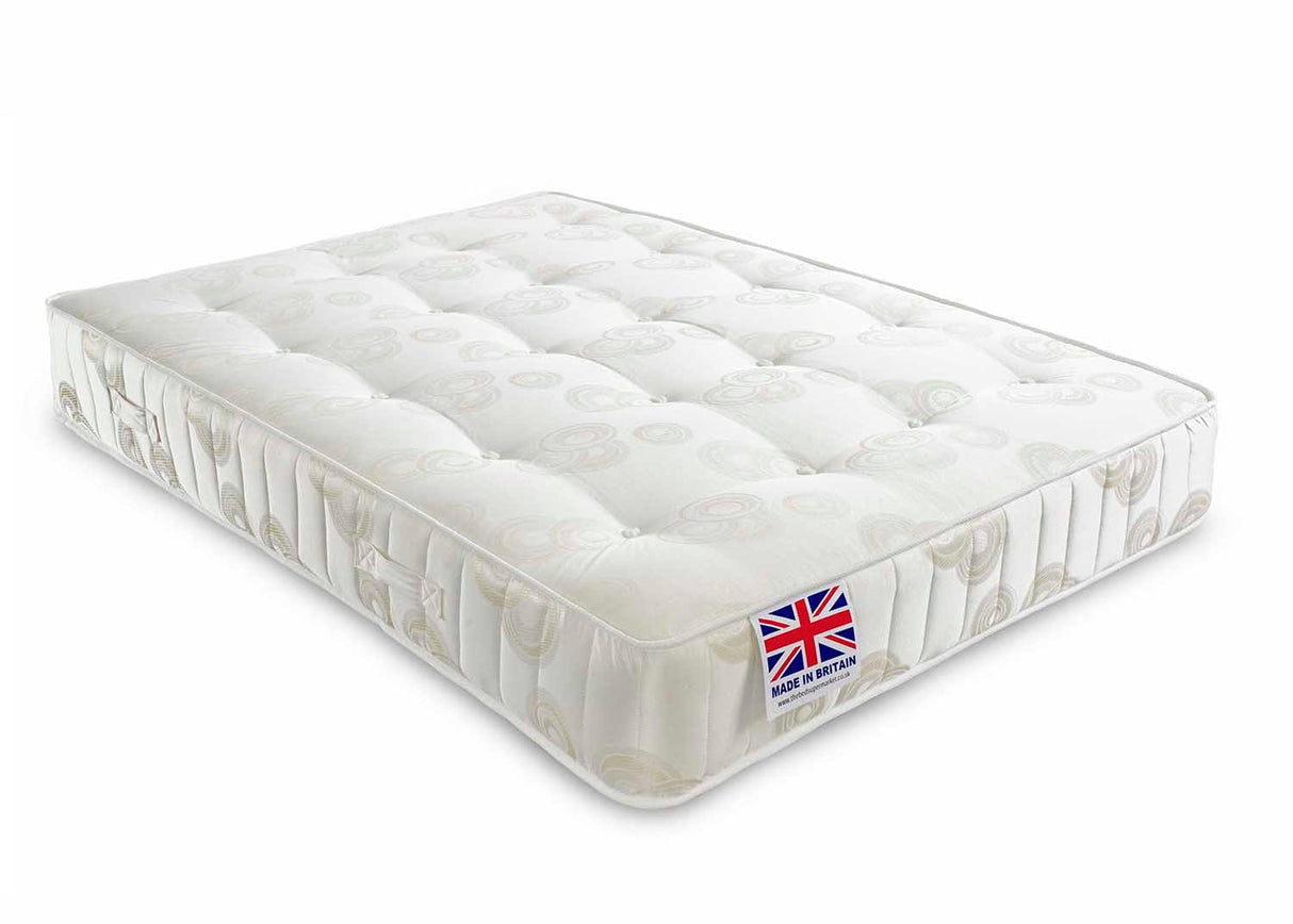 Banbury Cotton Damask Coil Sprung Divan Bed Set