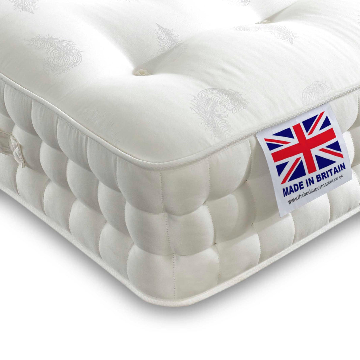 Gloucester Zip and Link Pocket Natural Hand Stitched Mattress