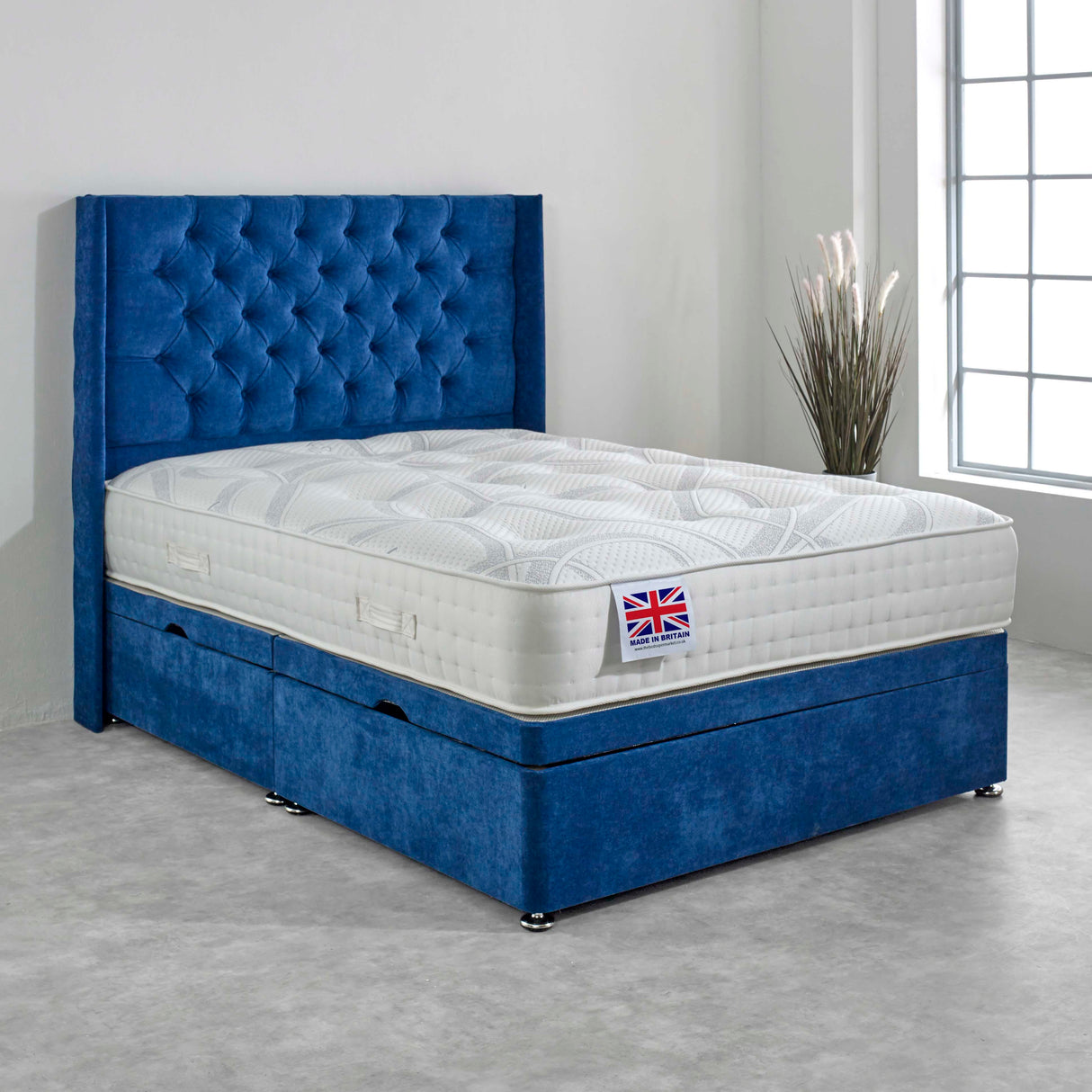 Harrogate 1000 Pocket Sprung Silk Ottoman Bed Set