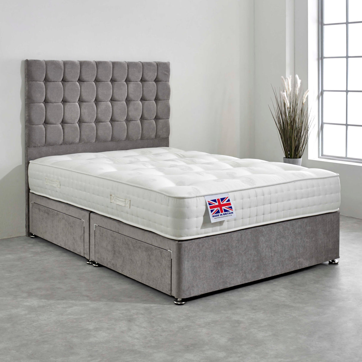 Hotel Contract CRIB 5 Coil Sprung Divan Bed Set