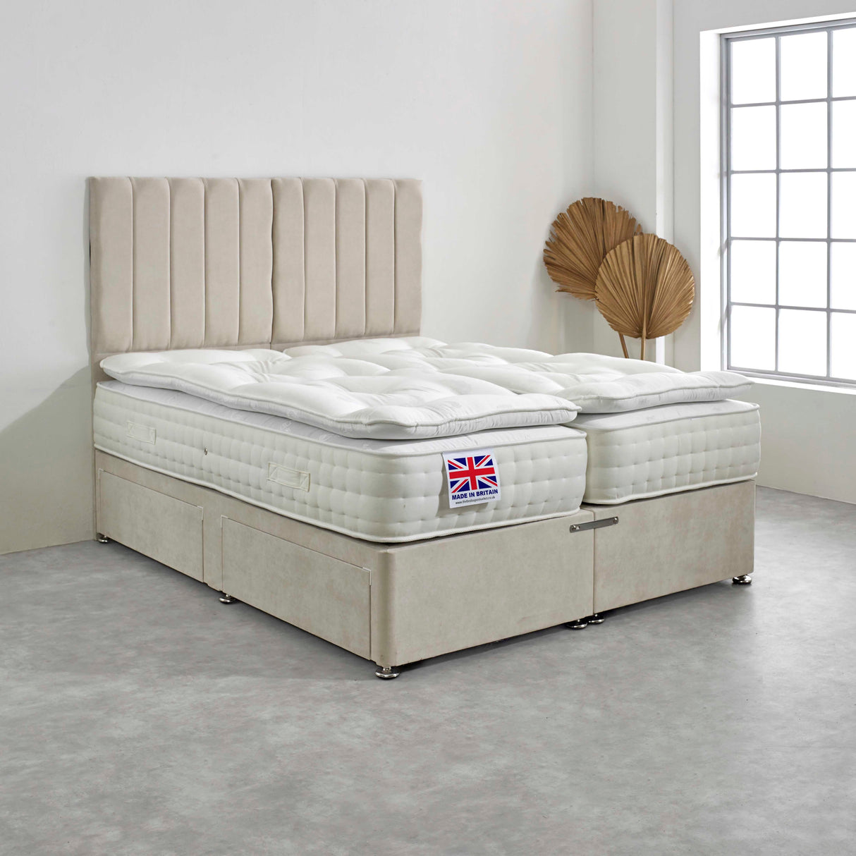 Hereford Zip and Link Coil Sprung Pillow Top Mattress