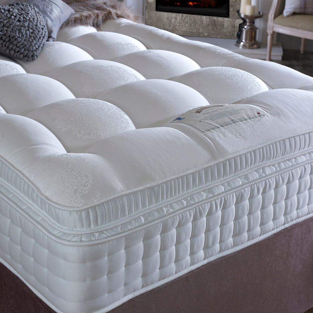Dura Beds Natural Pillow Top 3500 Gold Pocket Sprung Mattress