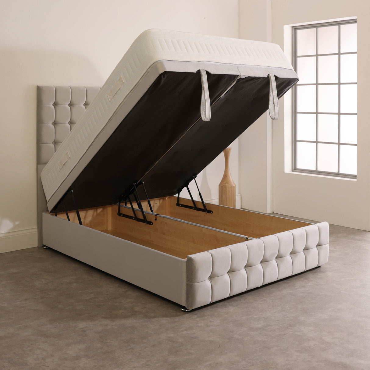 Venice Ottoman Storage Divan Bed Base