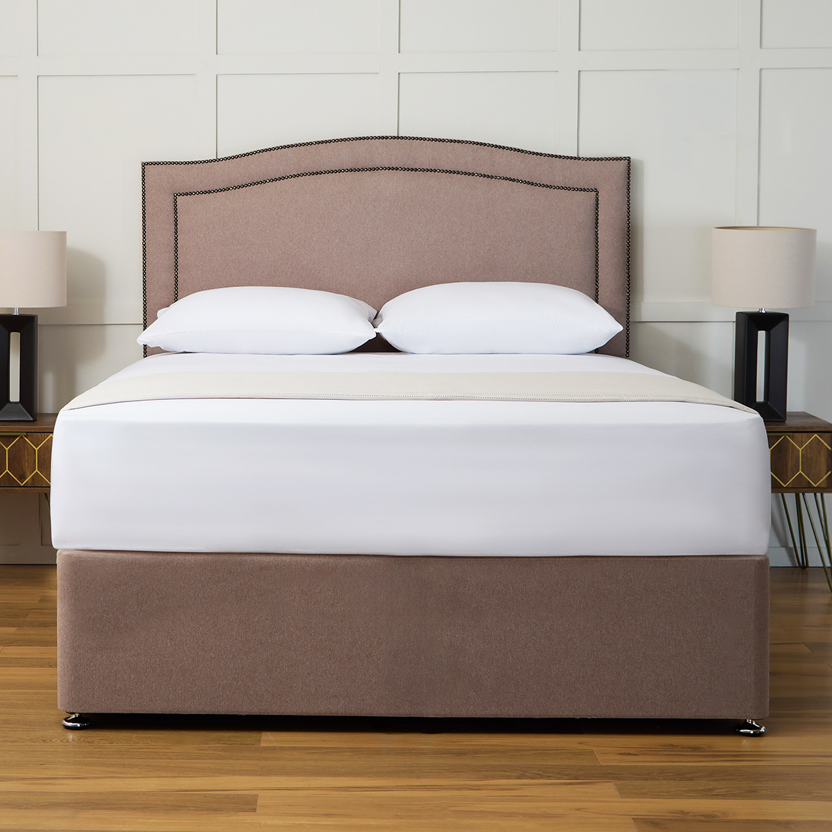 Opulence Rose Divan Bed Set with Headboard