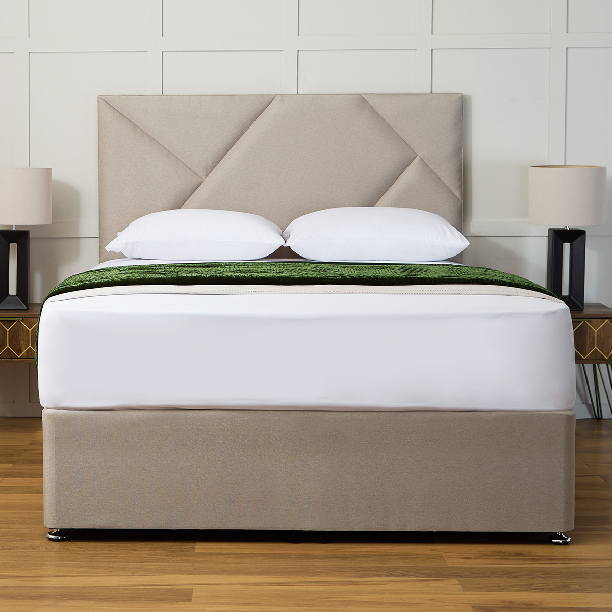 Opulence Saxton Divan Bed Set with Headboard