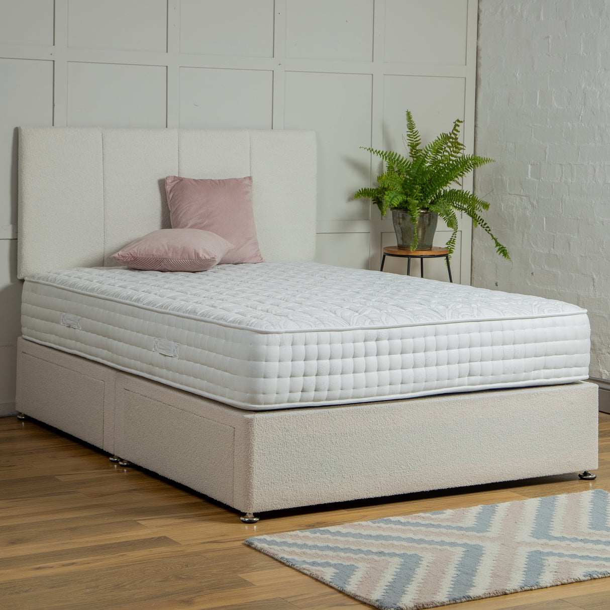 Windsor Divan Bed Set with Headboard