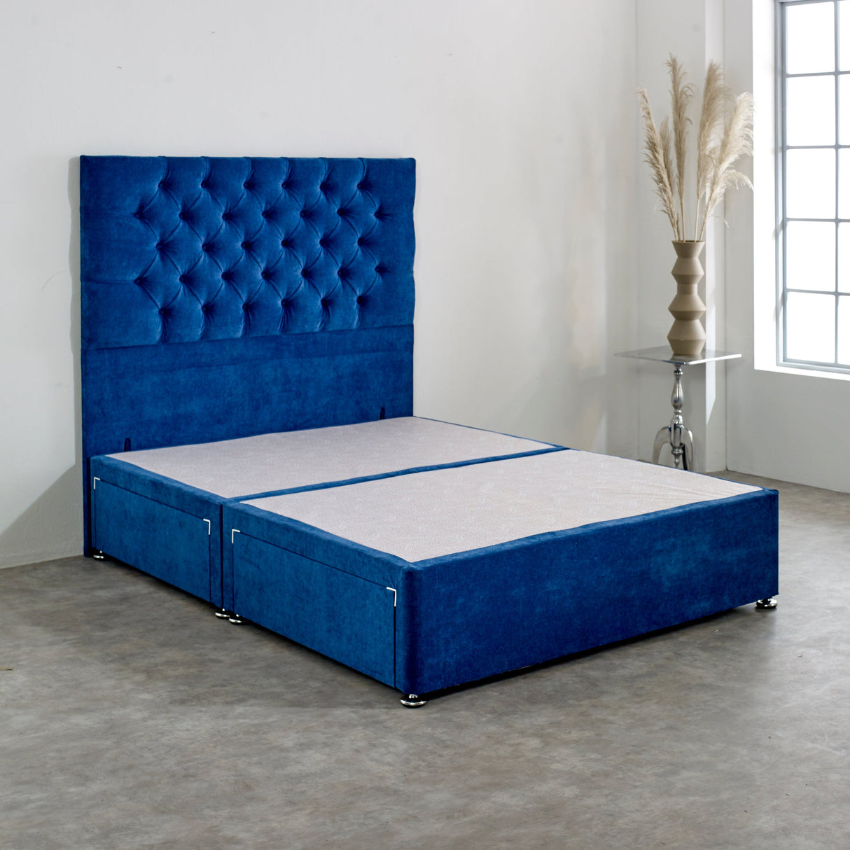 Cushioned Top Divan Bed Base