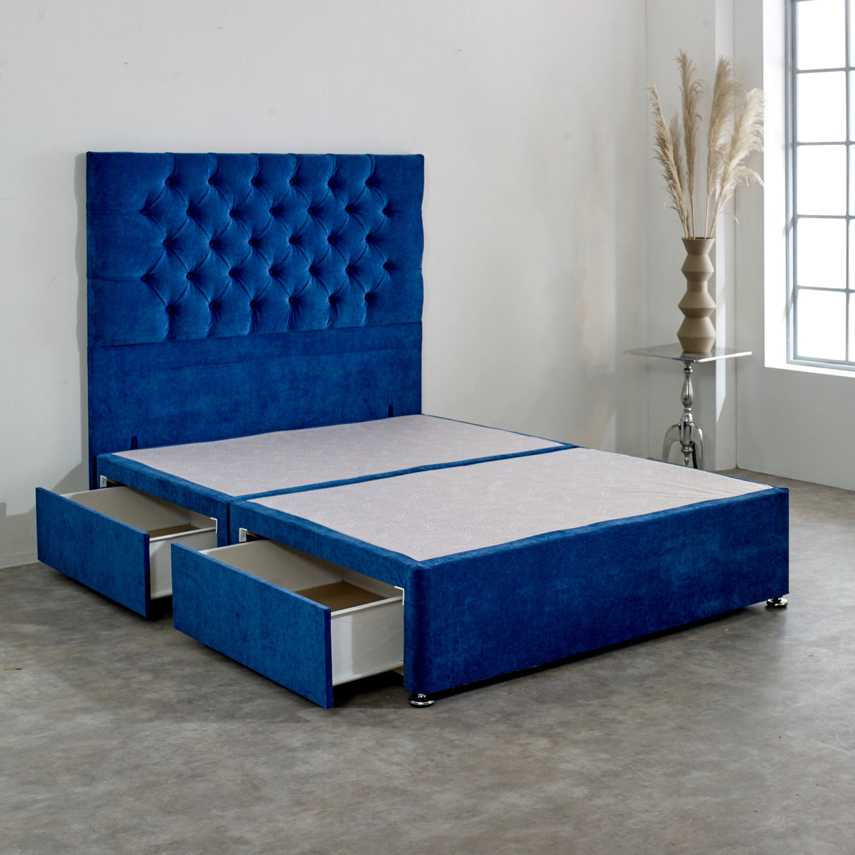 Cushioned Top Divan Bed Base