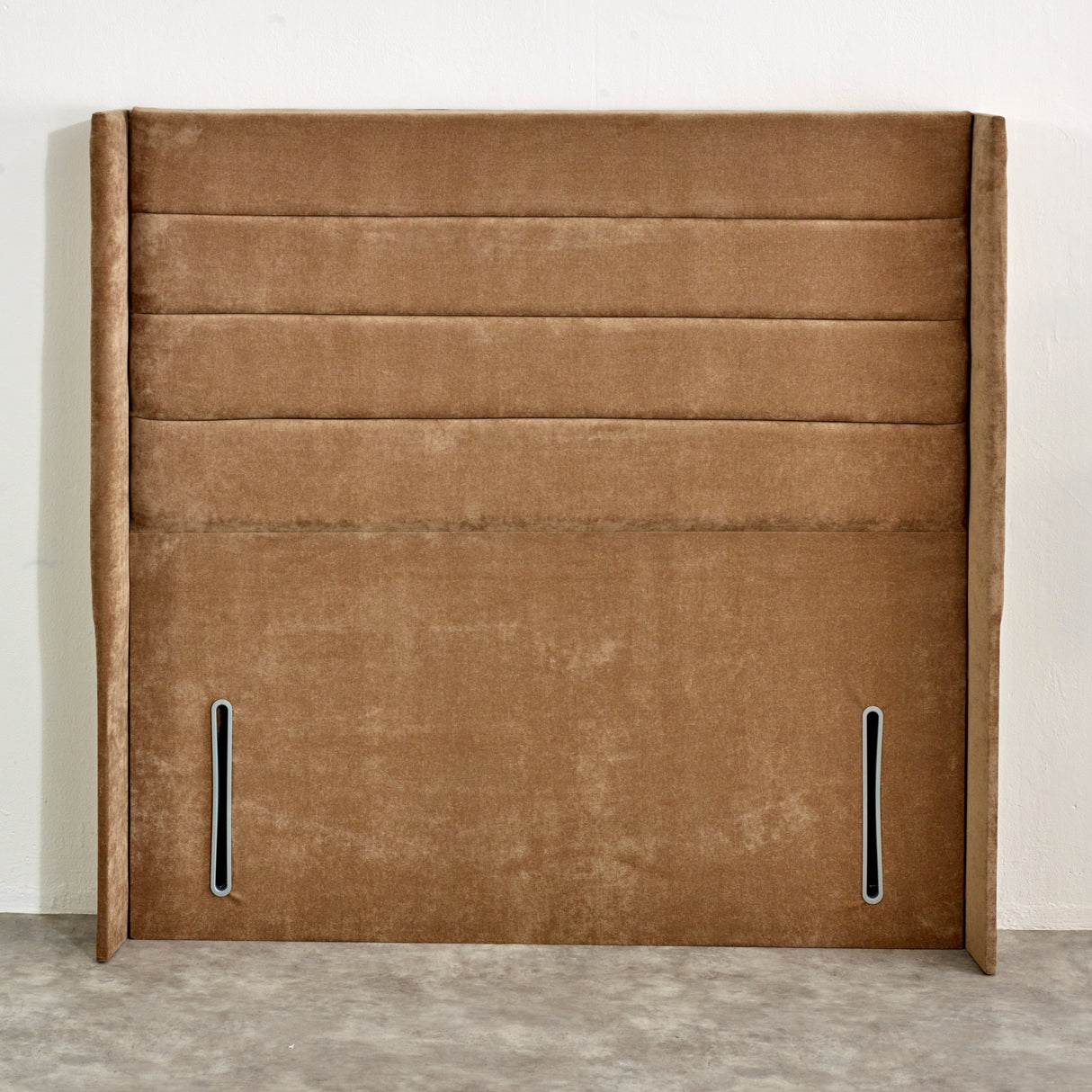 Panama Winged Floor Standing Upholstered Headboard