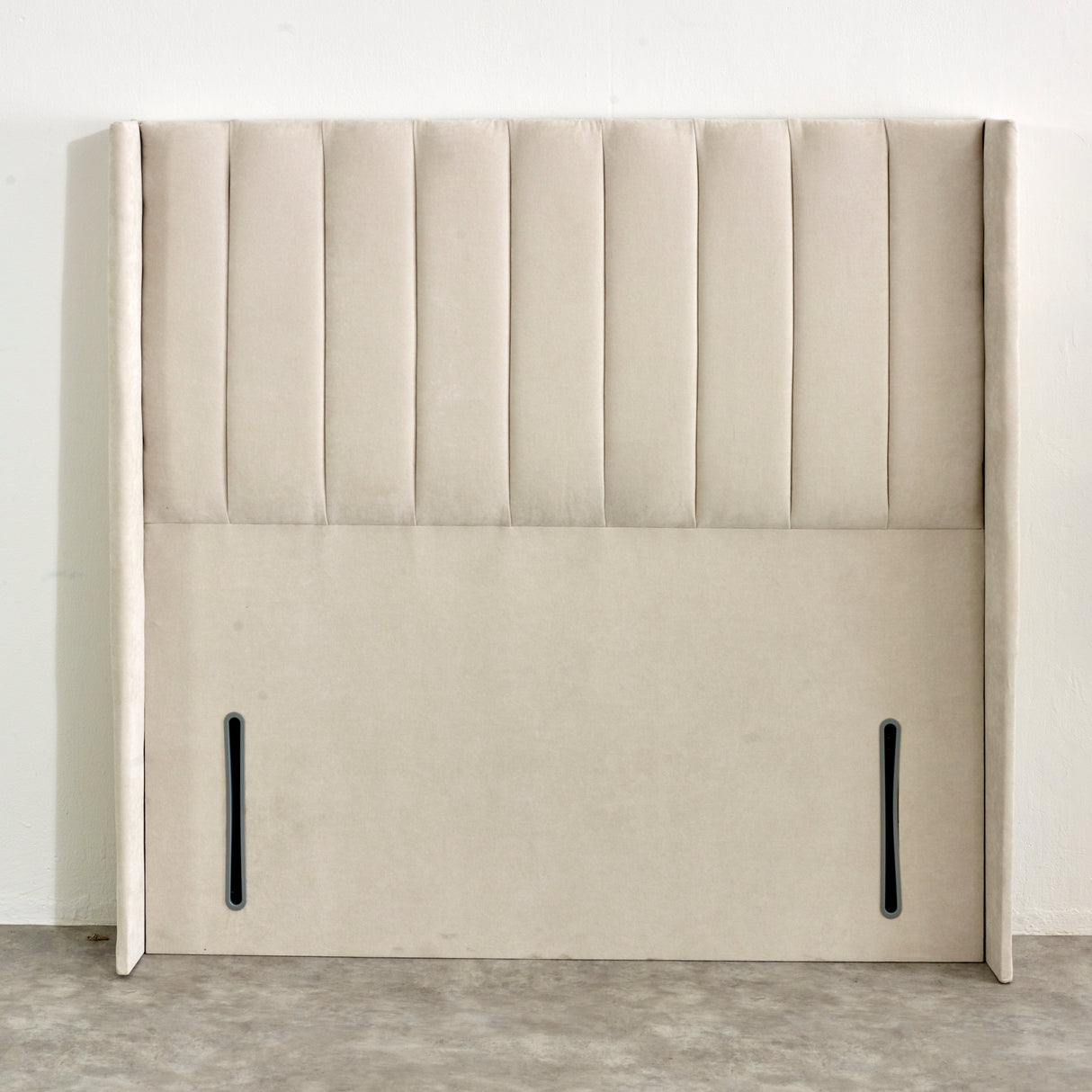 Pembroke Winged Floor Standing Upholstered Headboard