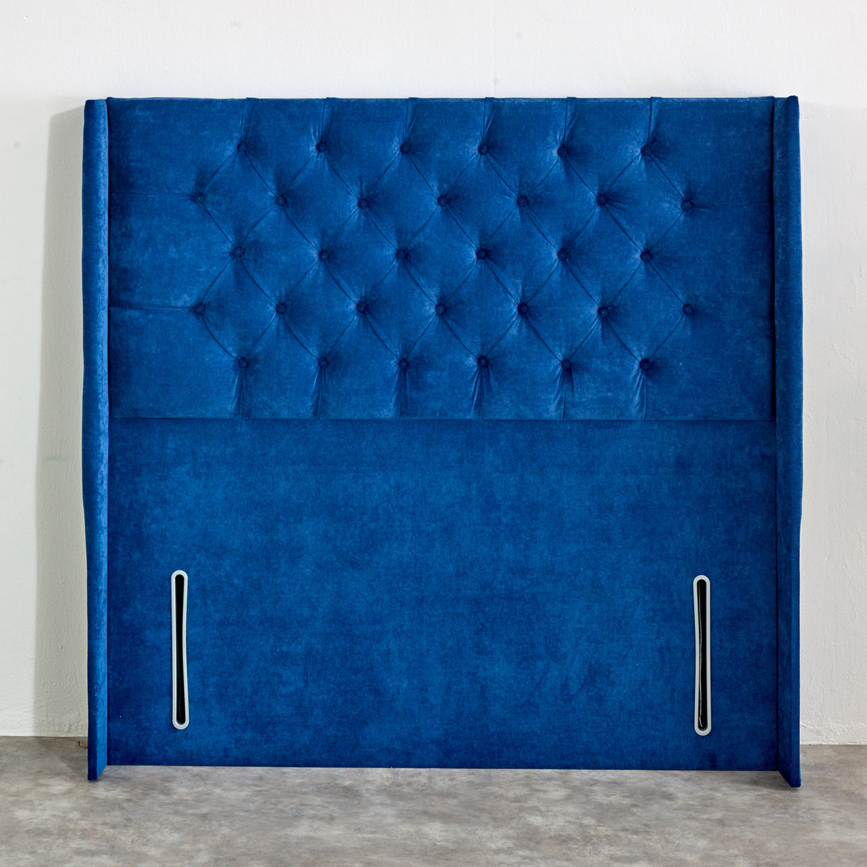 London Winged Floor Standing Upholstered Headboard