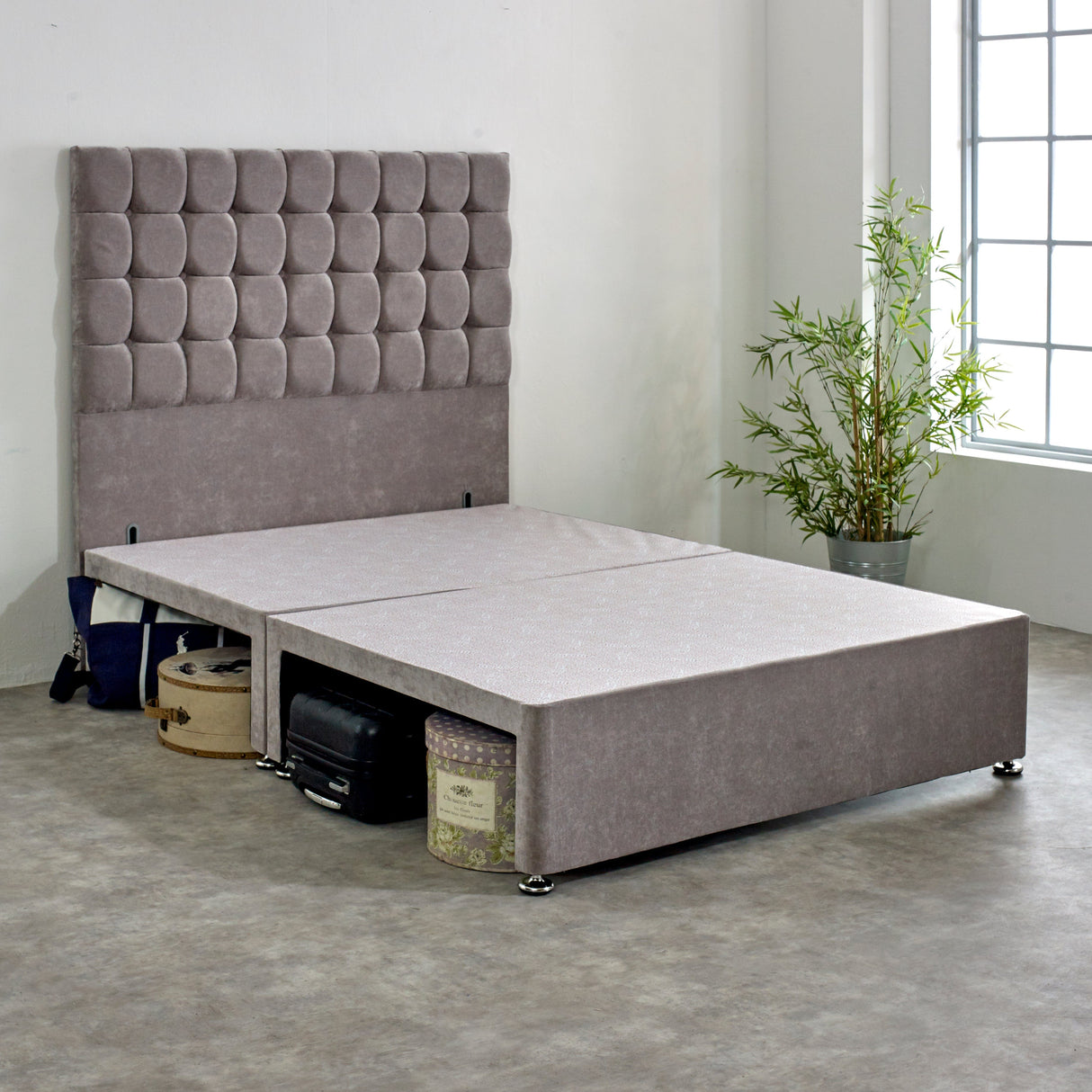 Suitcase Storage Hideaway Divan Bed Base