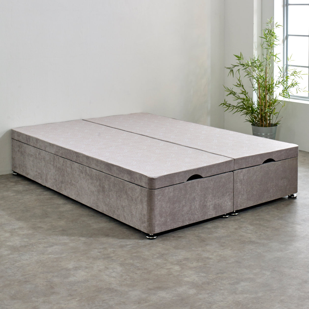 Superior End Lift Storage Ottoman Divan Bed Base
