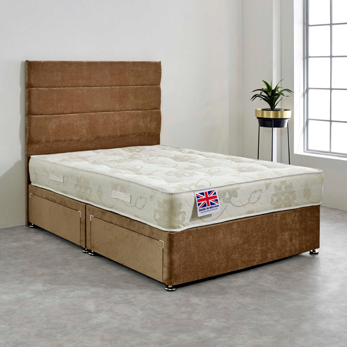 Warwick Orthopaedic Coil Sprung Divan Bed Set