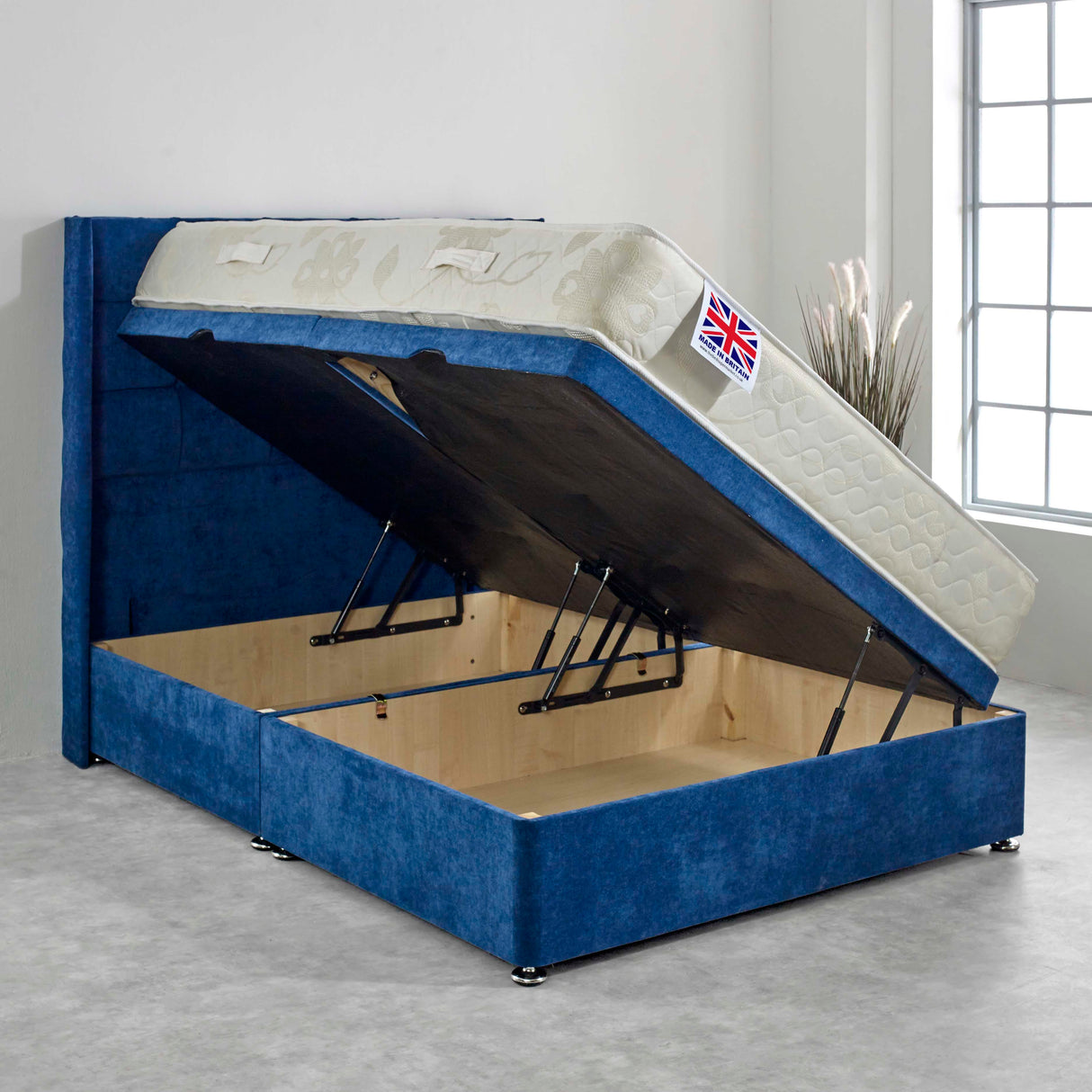 Warwick Orthopaedic Coil Sprung Ottoman Bed Set