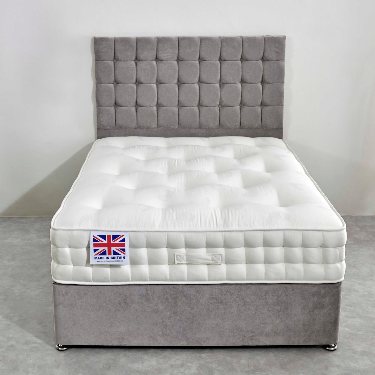 Brecon Pocket Cool Blue Hand Stitched Mattress