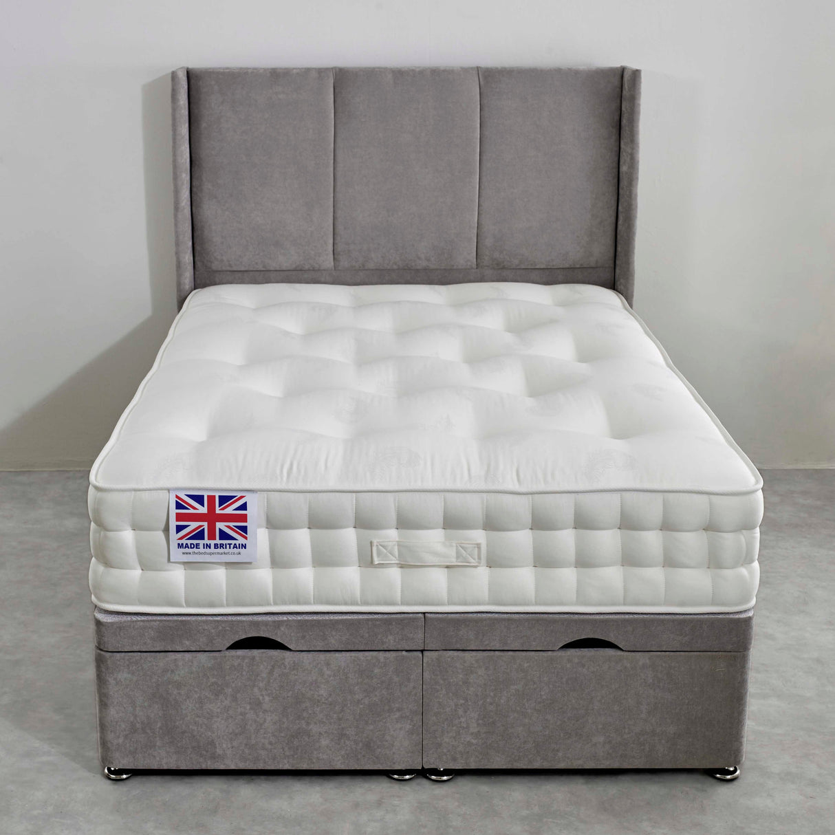 Westbury Pocket Laygel Hand Stitched Ottoman Bed Set