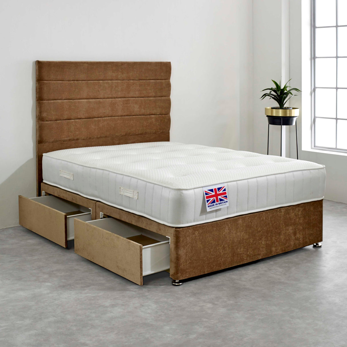 Weymouth Cool Touch Memory Divan Bed Set