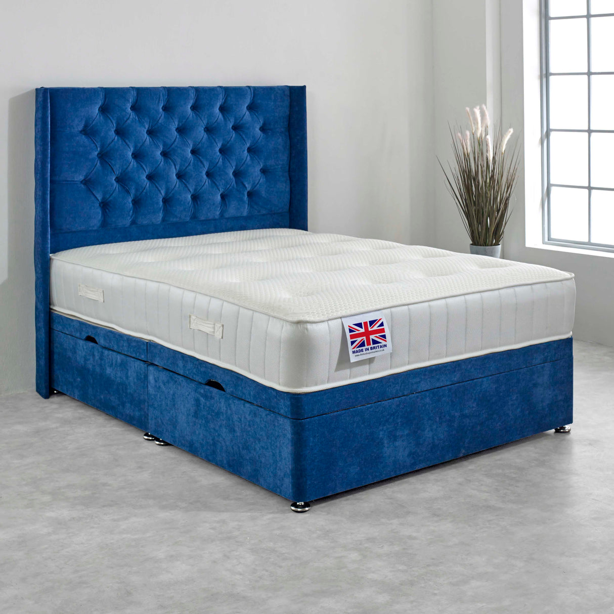 Weymouth Cool Touch Memory Sprung Ottoman Bed Set