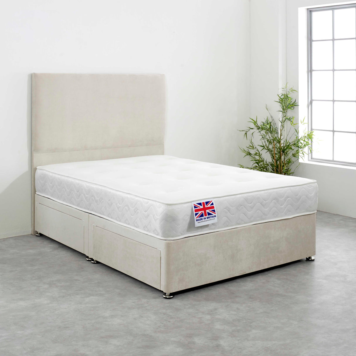 Winter/Summer Memory Foam Sprung Mattress