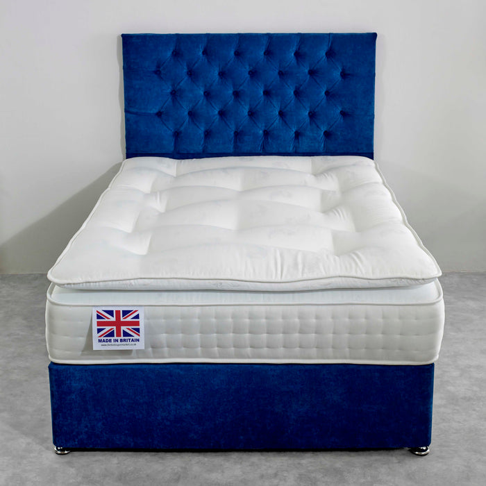 Hereford Coil Sprung Pillow Top Divan Bed Set