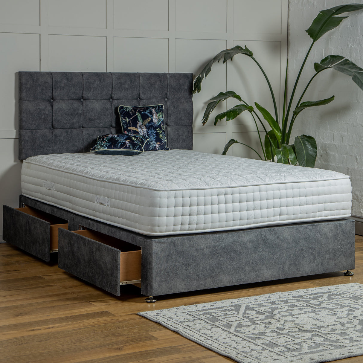 Amalfi Divan Bed Set with Headboard